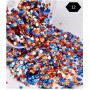 Decor pentru unghii NADP044XX Paiete hexagonale metalizate pentru decor unghii, Cod PSU 12